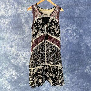 Anthropologie Floreat Sleeveless Shift Dress Sz 10